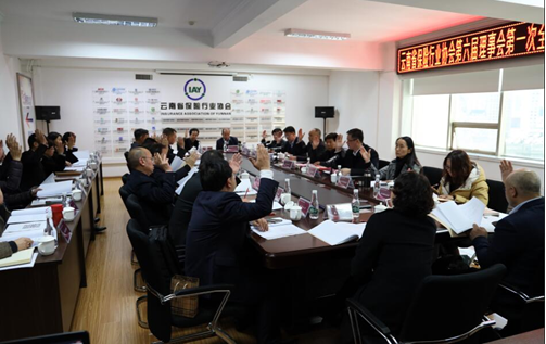 云南省保险行业协会第六届理事会 第一次全体会议顺利召开