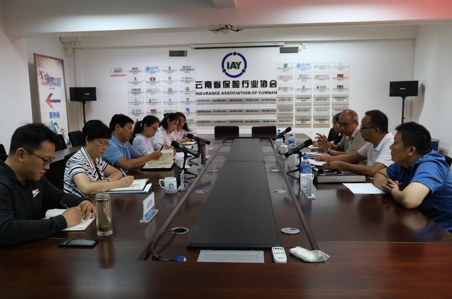 云南银保监局消费者权益保护处、云南省保险 行业协会专题工作研讨会