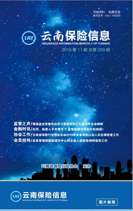 云南保险信息2019-11月月刊