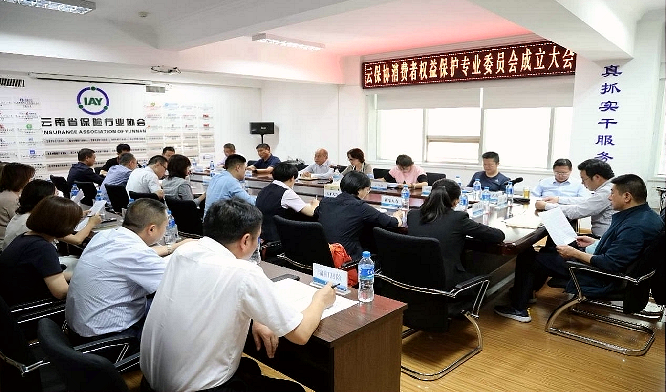云南省保险行业协会 组织召开云南省保险业消费者权益保护专业委员会成立大会