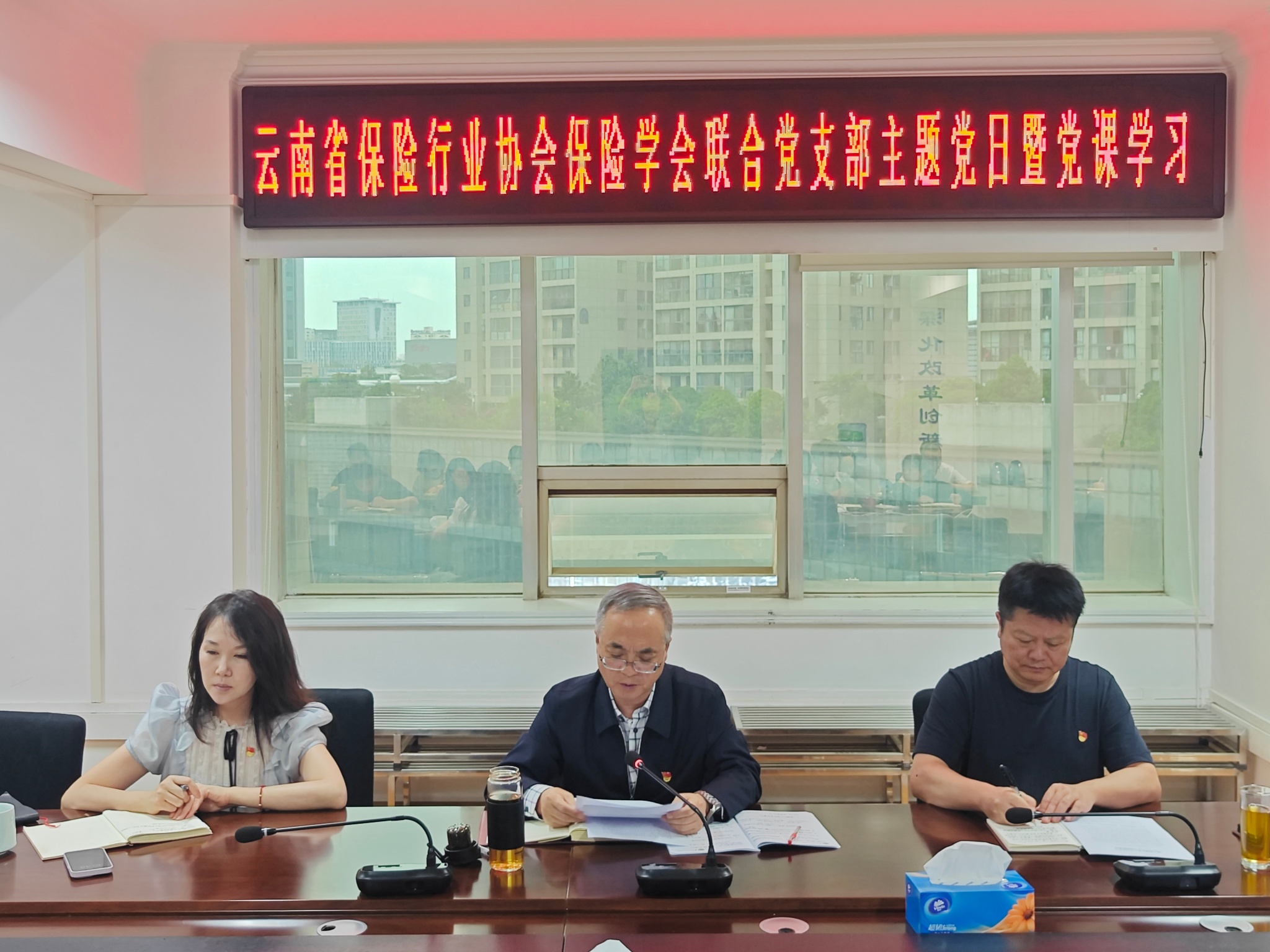 “七一”淬作风 守规砺初心 —云南省保险行业协会保险学会联合党支部主题党日以“八项规定”擎旗奋进